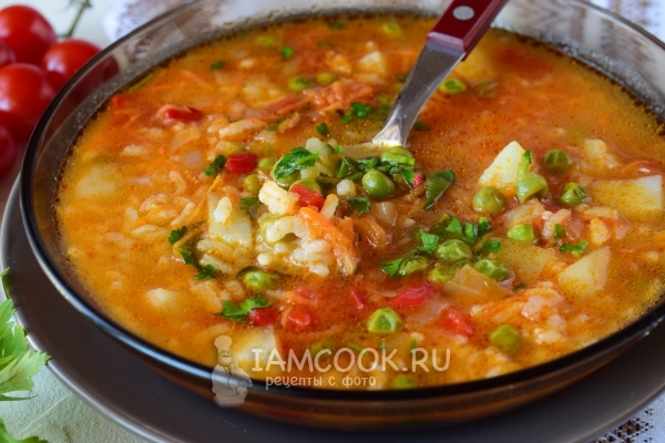 Рецепт постного рисового супа