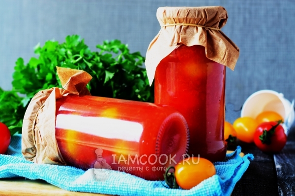 Рецепт помидоров черри в собственном соку на зиму