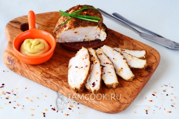 Фото буженины из куриной грудки