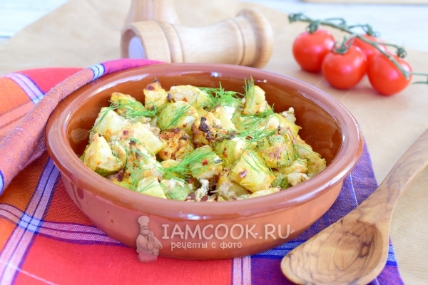 Рецепт кабачков в сметане в духовке