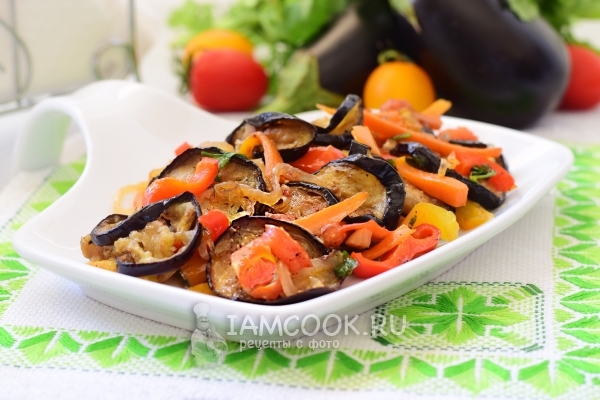 Фото соте из баклажанов