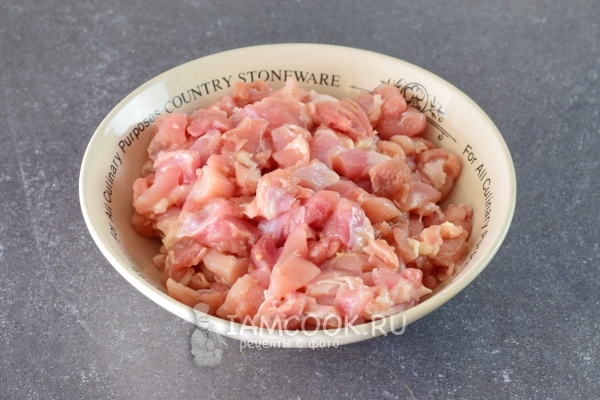 Порезать мясо