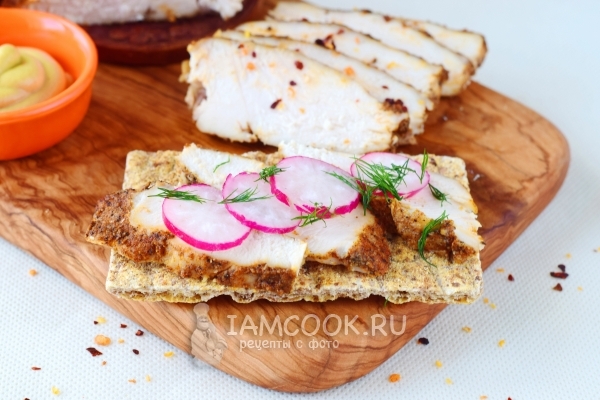 Рецепт буженины из куриной грудки