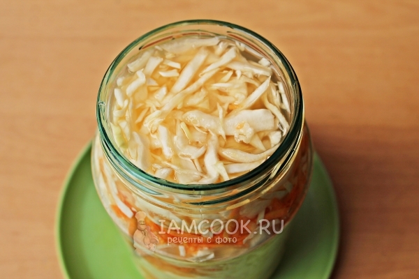 Заполнить банку капустой