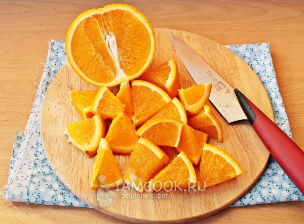 Порезать апельсин