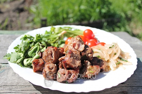 Фото шашлыка по-кавказски из свинины