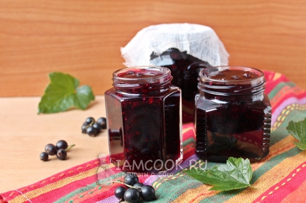 Рецепт варенья-желе из чёрной смородины на зиму