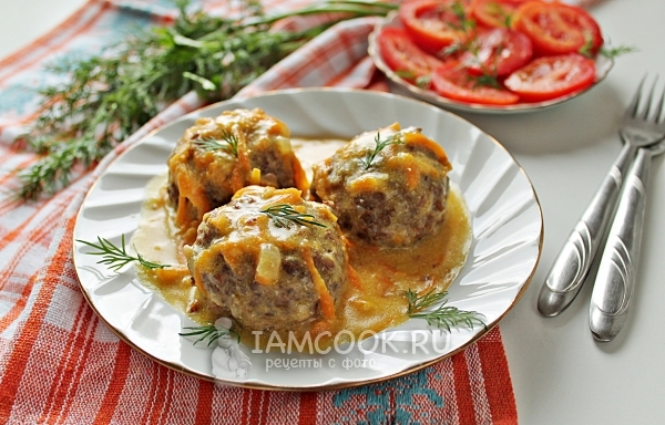 Рецепт тефтелей с гречкой в мультиварке