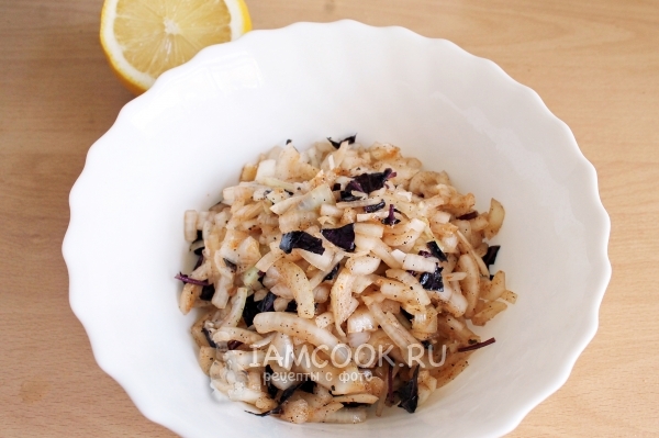 Размешать маринад