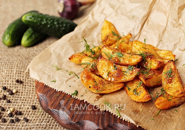 Рецепт картофеля с хрустящей корочкой в духовке