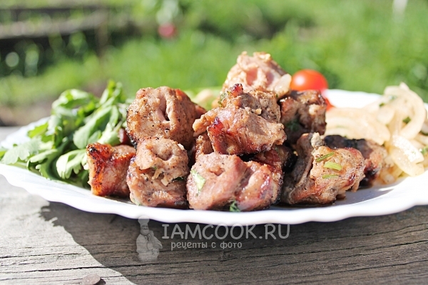 Рецепт шашлыка по-кавказски из свинины