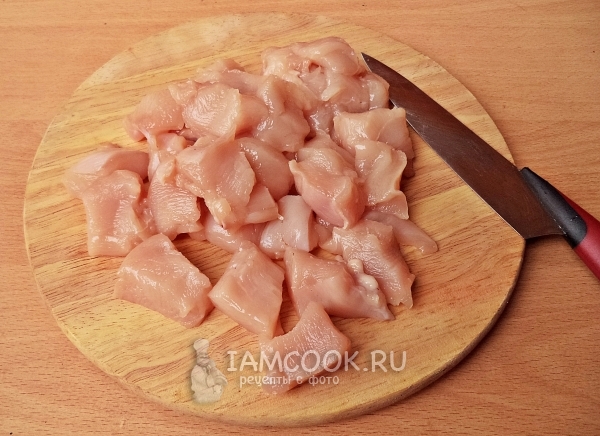 Порезать мясо