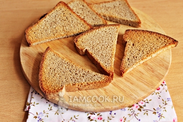 Обжарить хлеб