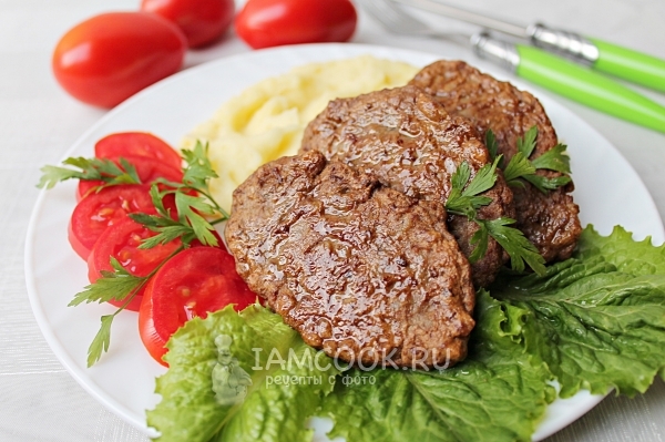 Рецепт печеночных котлет с рисом