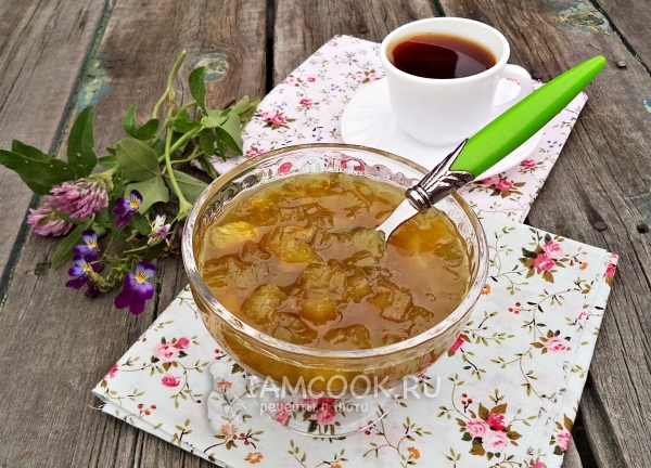 Фото варенья из ревеня с апельсином