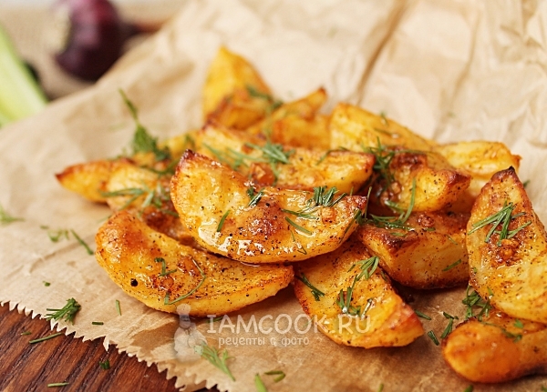 Картофель с хрустящей корочкой в духовке