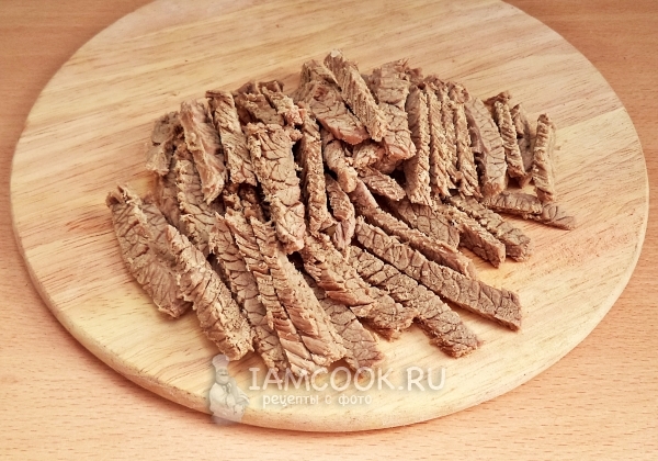 Порезать мясо