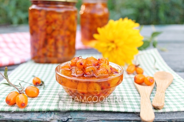 Рецепт варенья из облепихи «Пятиминутка»