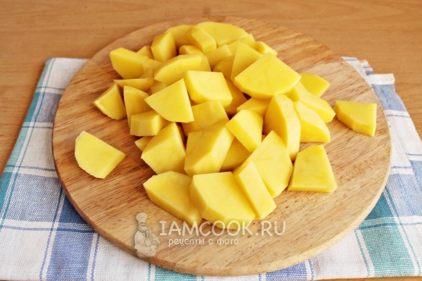 Порезать картофель