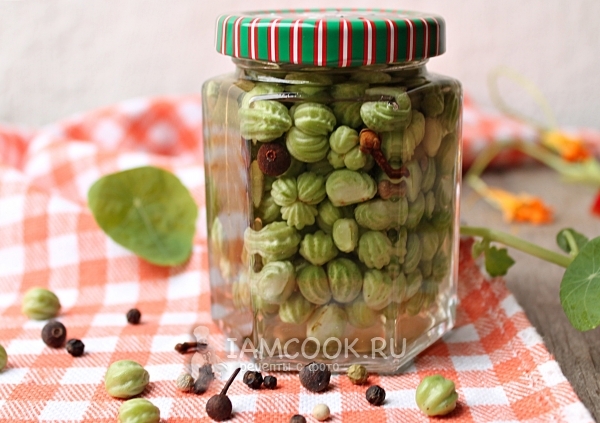 Фото каперсов из семян настурции