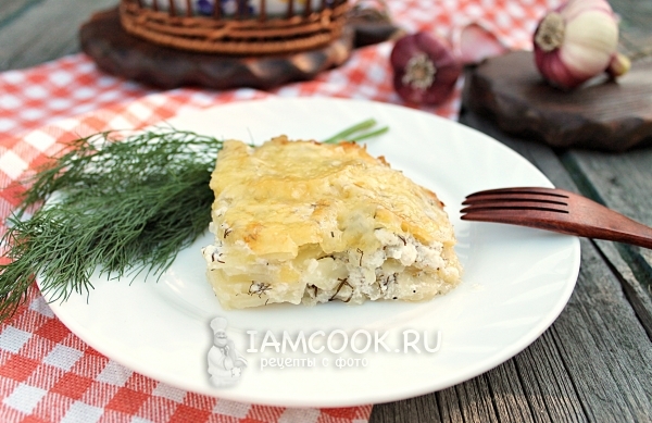 Рецепт картошки со сметаной и чесноком в духовке