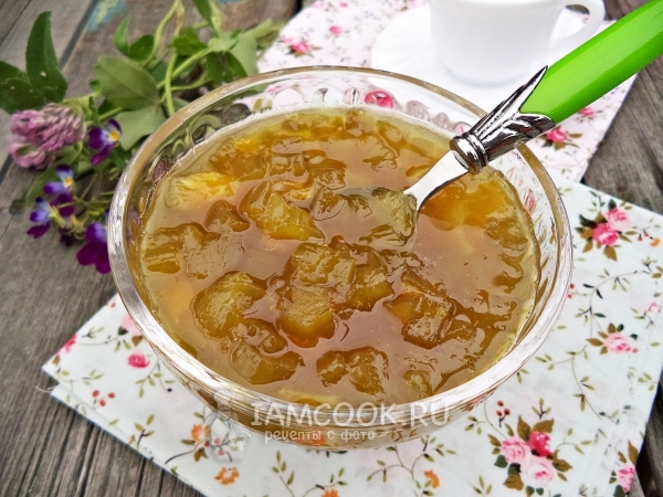 Рецепт варенья из ревеня с апельсином