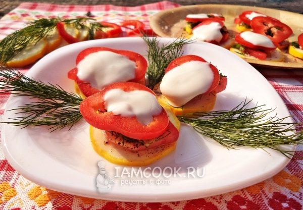 Фото закуски из свежего кабачка