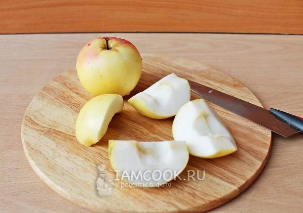 Порезать яблоки