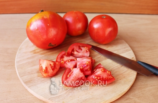 Порезать помидоры