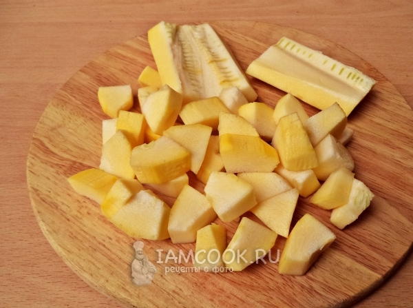 Порезать кабачок