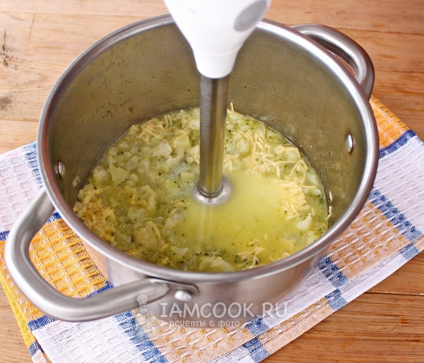 Пюрировать суп