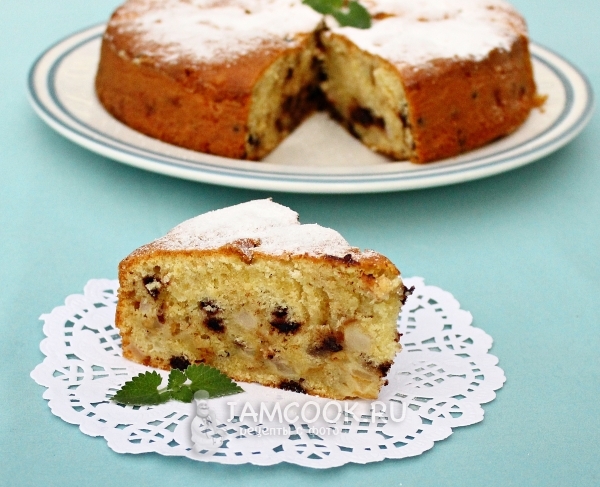 Фото пирога с грушами в духовке