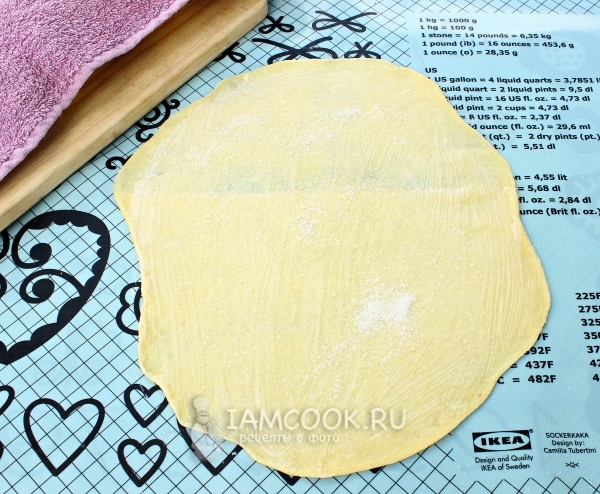 Раскатать тесто