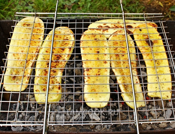 Фото кабачков на мангале