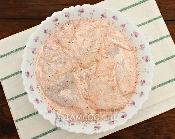 Замариновать курицу