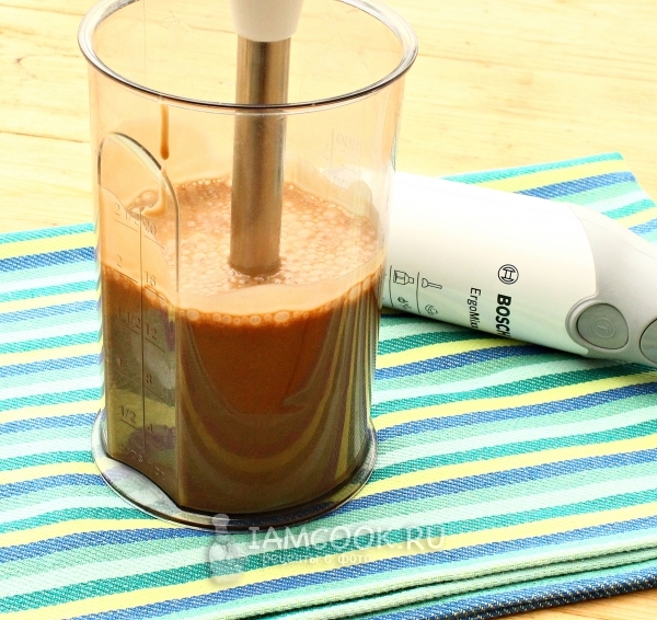 Взбить мороженое блендером