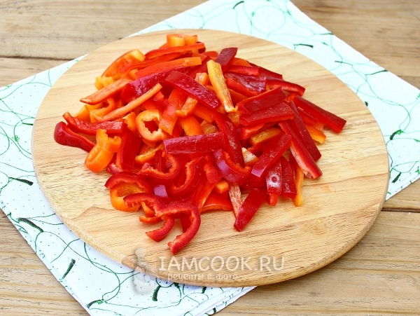 Порезать перец