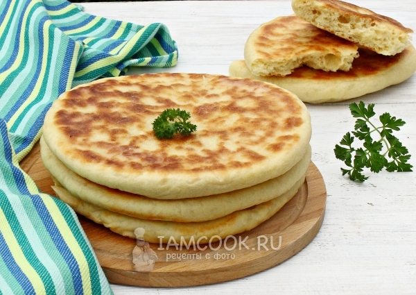 Рецепт дрожжевых лепёшек на сковороде