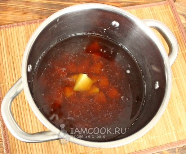 Положить картофель