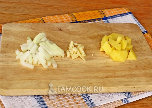 Порезать овощи