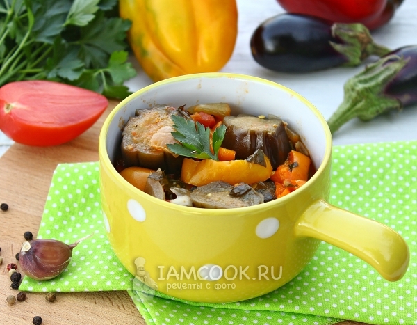 Рецепт тушеных баклажанов в мультиварке