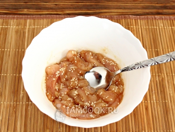 Замариновать мясо