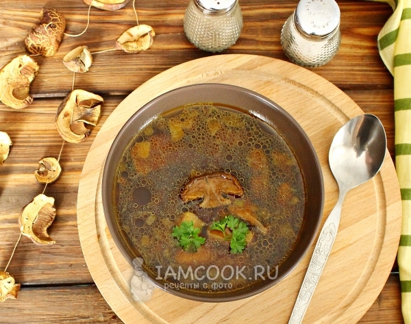 Рецепт грибовницы из сухих грибов