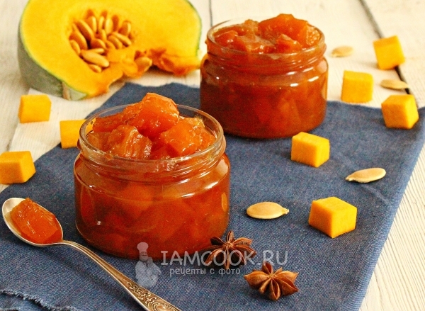 Рецепт варенья из тыквы с курагой на зиму