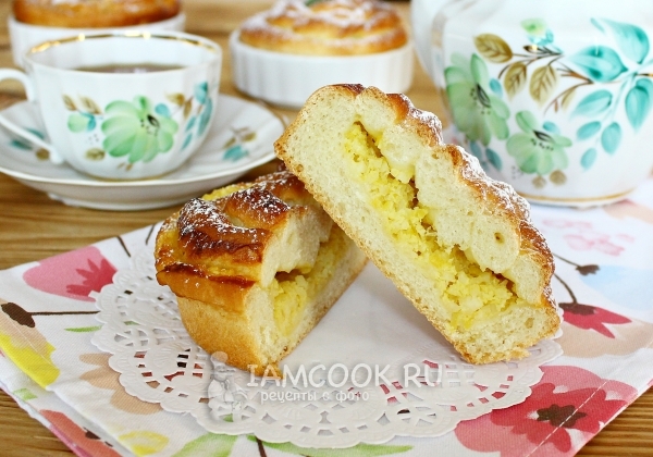 Рецепт булочек с лимонной начинкой