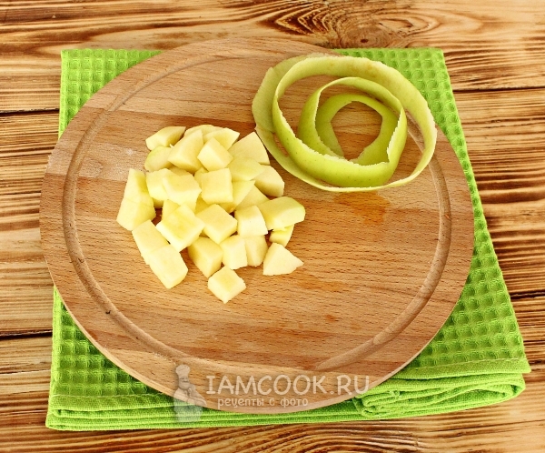 Порезать яблоко