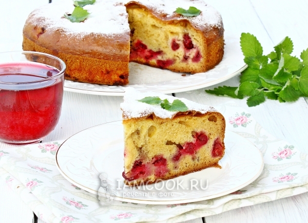 Фото летнего пирога с вишней