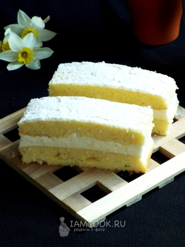 Фото пирожного а-ля «Киндер Парадиз»