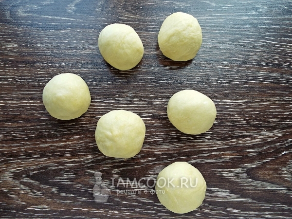 Разделить тесто на части