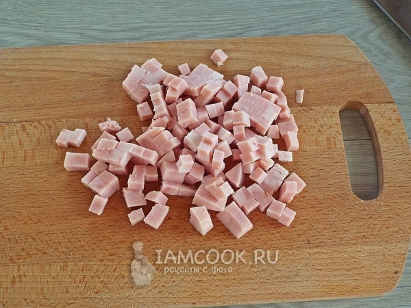 Порезать ветчину